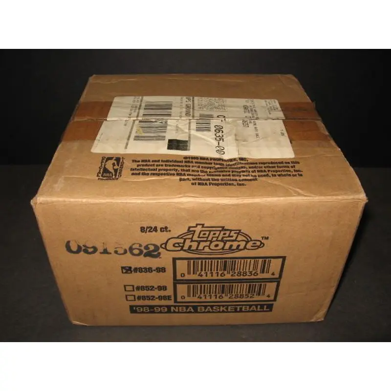 1998/99 Topps Chrome Basketball Case (Retail) (8 Box)