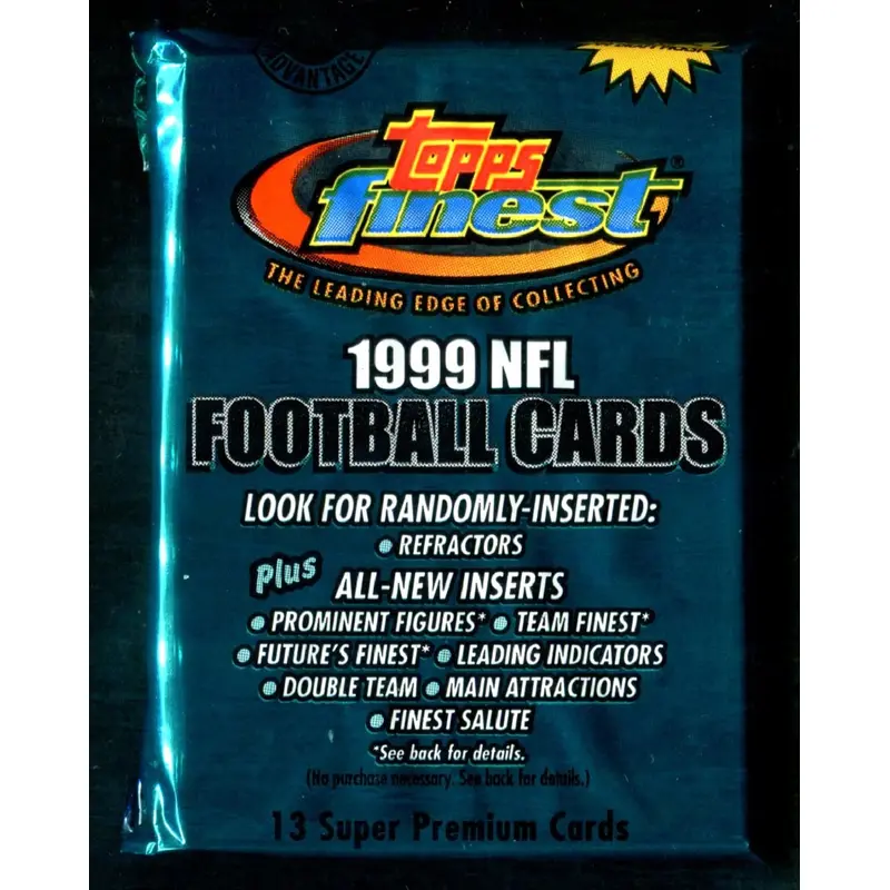 1999 Topps Finest Football Unopened Jumbo Pack (HTA) (13)