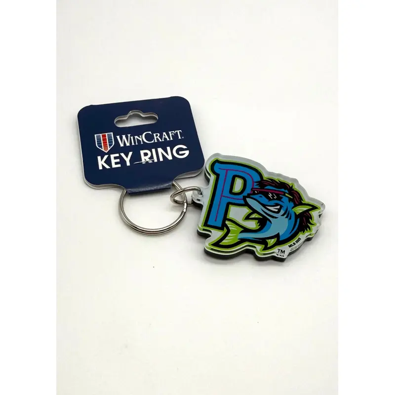 Pensacola Blue Wahoos Mullets Key Ring