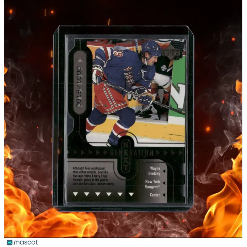 1999-00 Upper Deck Wayne Gretzky / Sergei Samsonov Generation Next 0019/1000