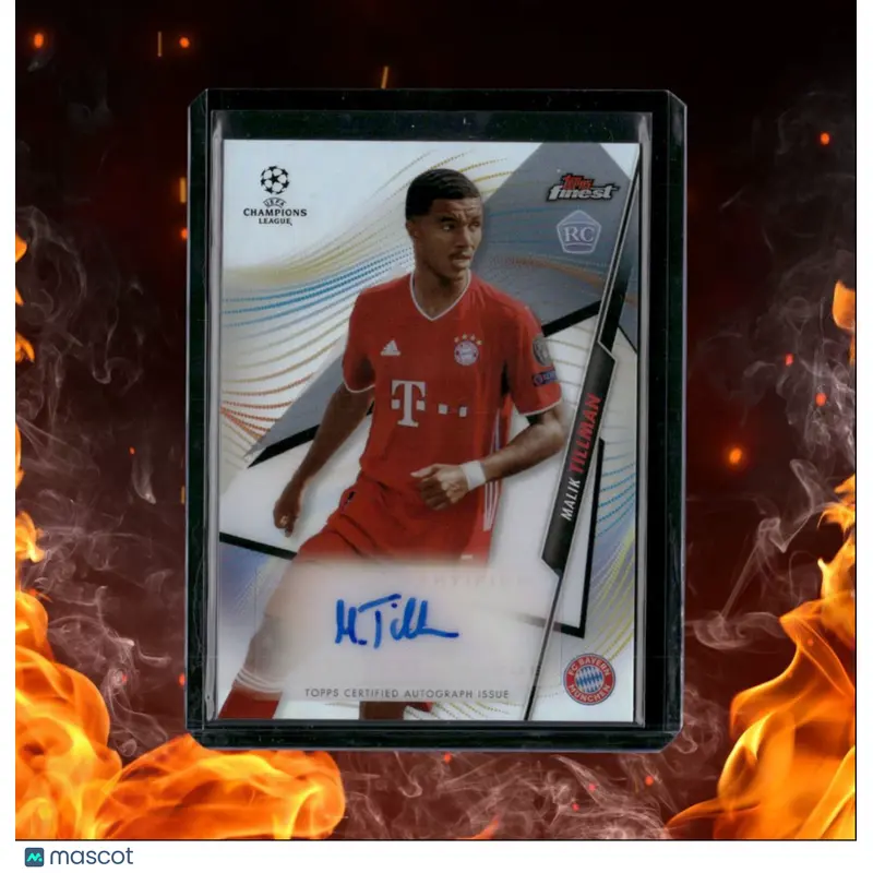 2020 Topps Finest UCL Malik Tillman Refractor Rookie Auto #FA-MTL