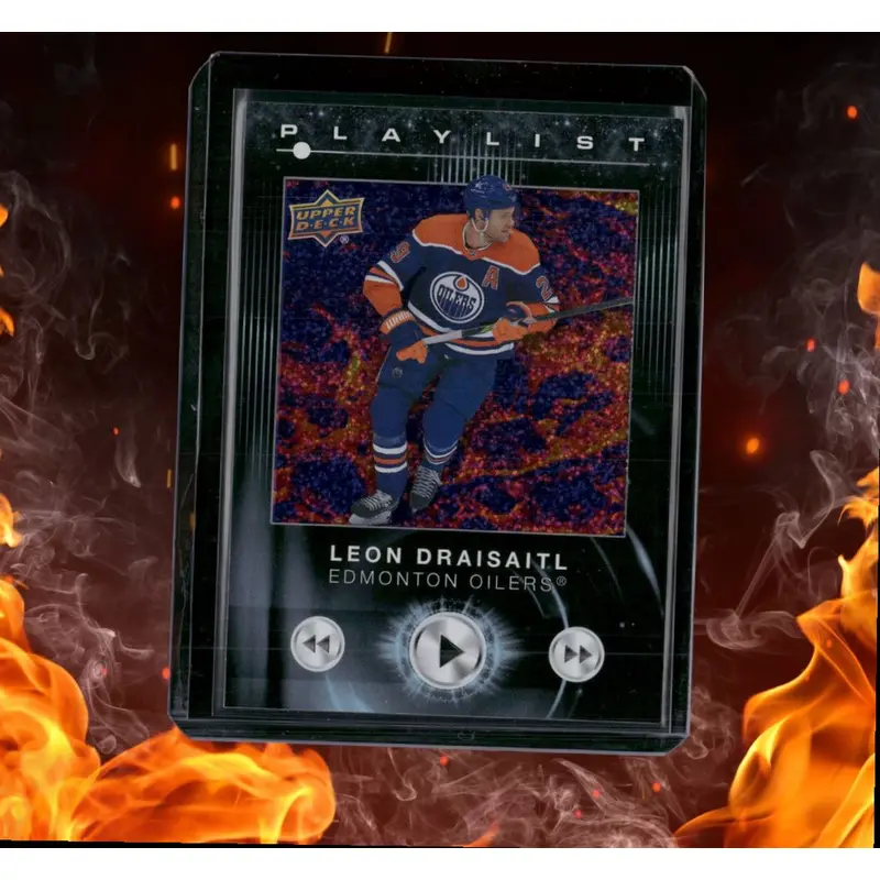 2024-25 Upper Deck Leon Draisaitl Playlist Speckled #PL-16
