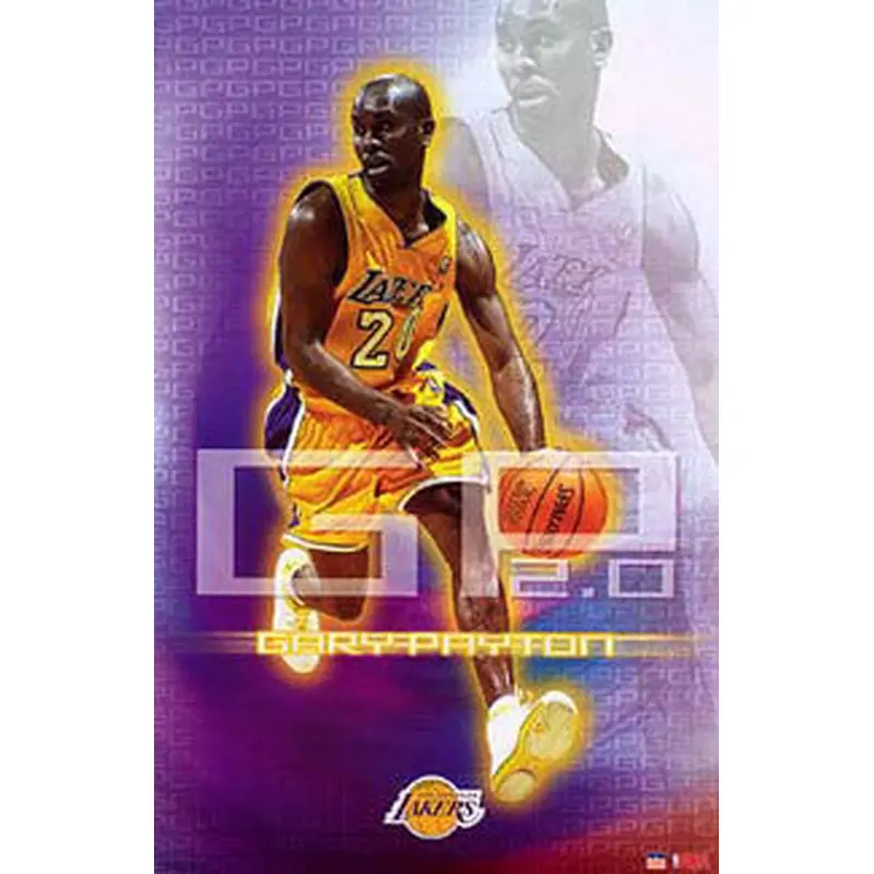 Gary Payton "GP 2.0" L.A. Lakers Poster - Starline 2003