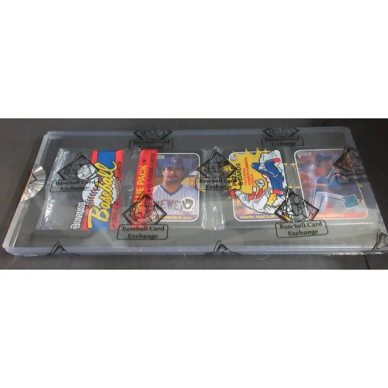 1987 Donruss Baseball Unopened Rack Pack (Maddux Top) (BBCE)