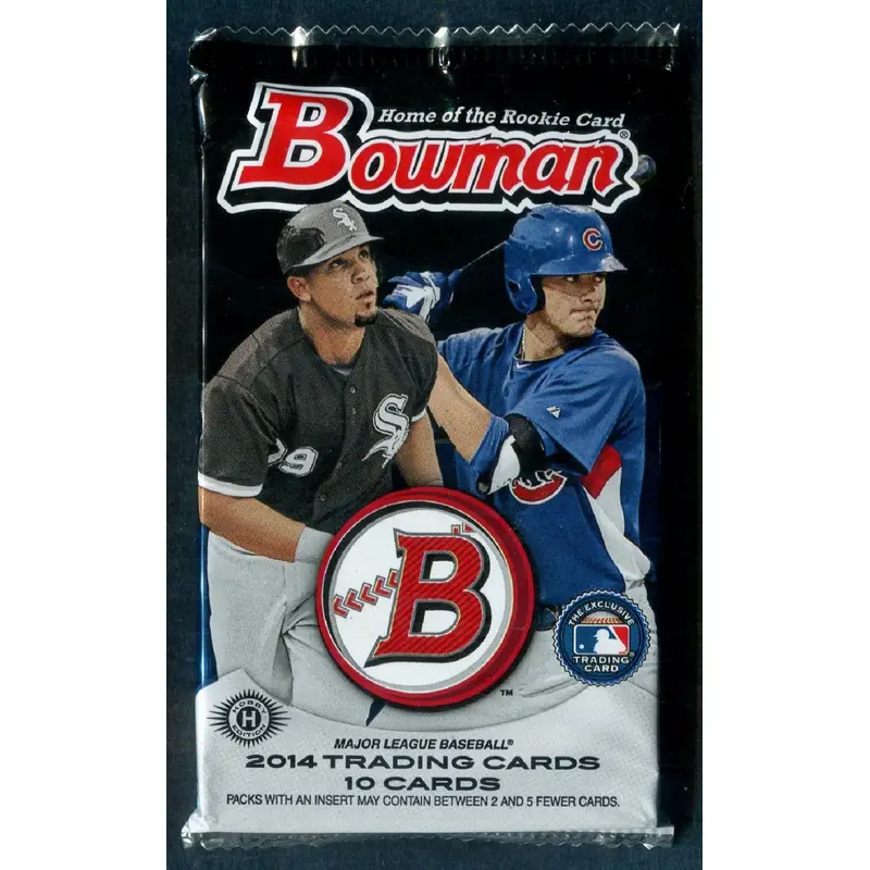2014 Bowman Baseball Unopened Pack (Hobby) (10)