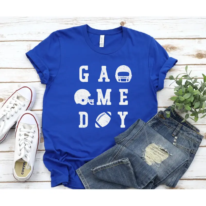 Game Day Football Blue