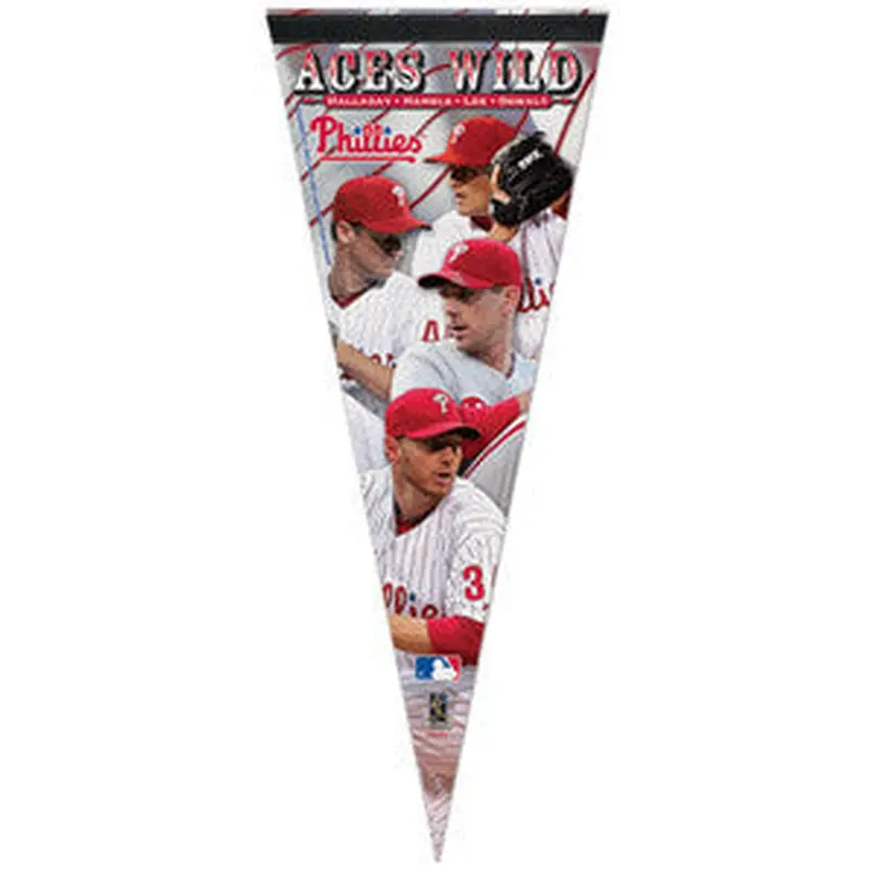 Philadelphia Phillies "Four Aces" Premium Felt Collector's Pennant