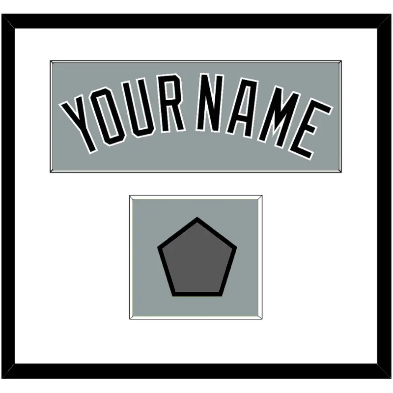 Chicago Name & World Series Champions Patch - Road Gray - Single Mat 1