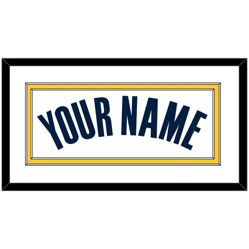 Indiana Name - Home White (2006-2017) - Double Mat 2