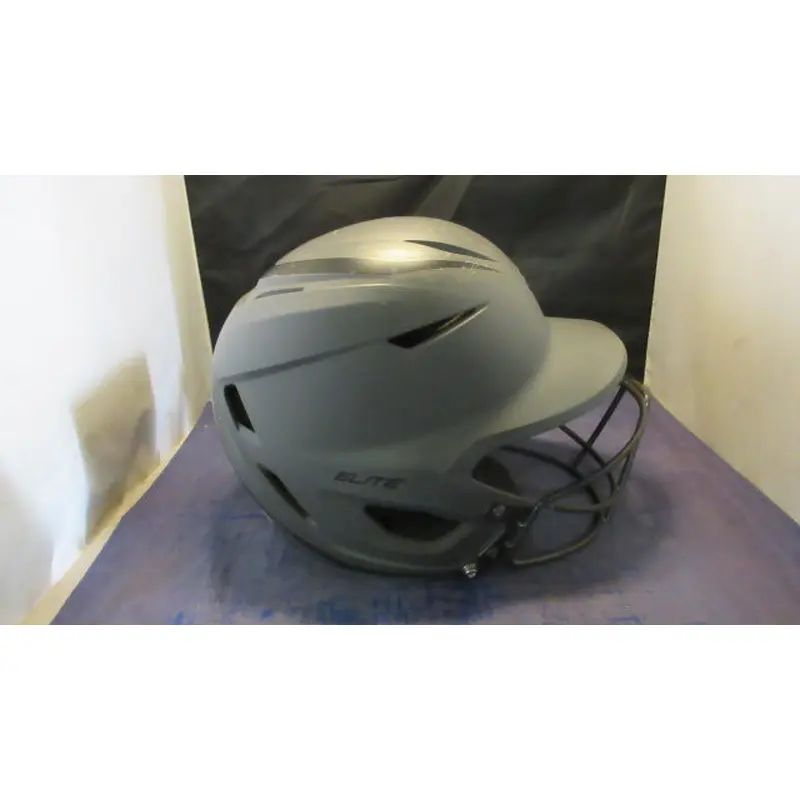 Used Easton Elite X Batting Helmet w Mask Size Senior - small wear