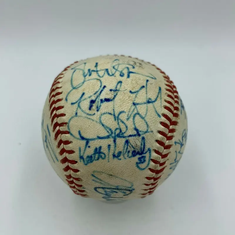 Derek Jeter Mariano Rivera Pre Rookie 1995 Minor League Team Signed Baseball JSA