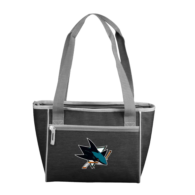 San Jose Sharks Crosshatch 16 Can Cooler Tote