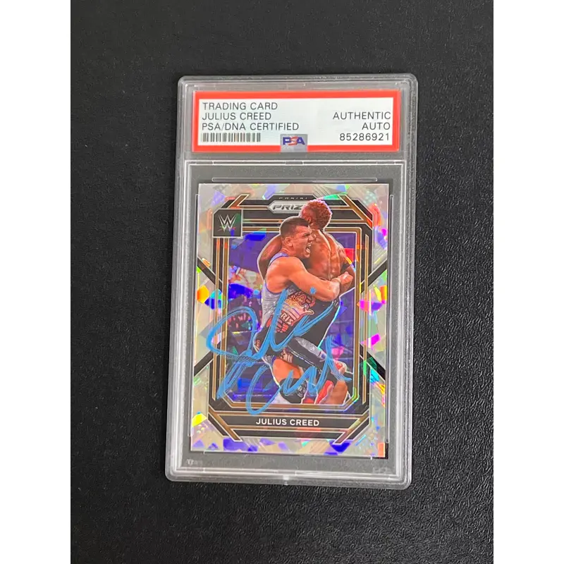 2023 Panini Prizm NXT WWE #196 Julius Creed Signed Card AUTO PSA/DNA Slabbed WWE