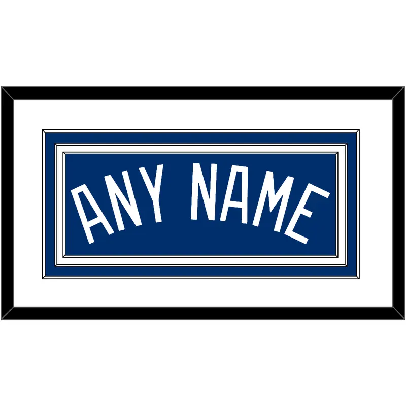 Los Angeles Name - Alternate Road Blue - Triple Mat 1