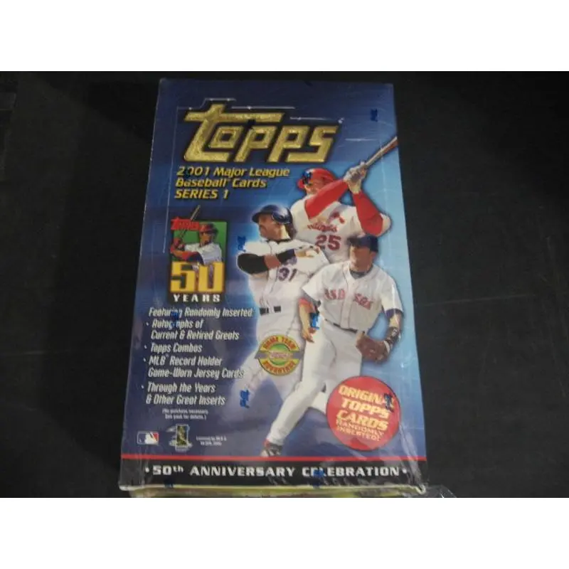 2001 Topps Baseball Series 1 Jumbo Box (HTA) (12/45)