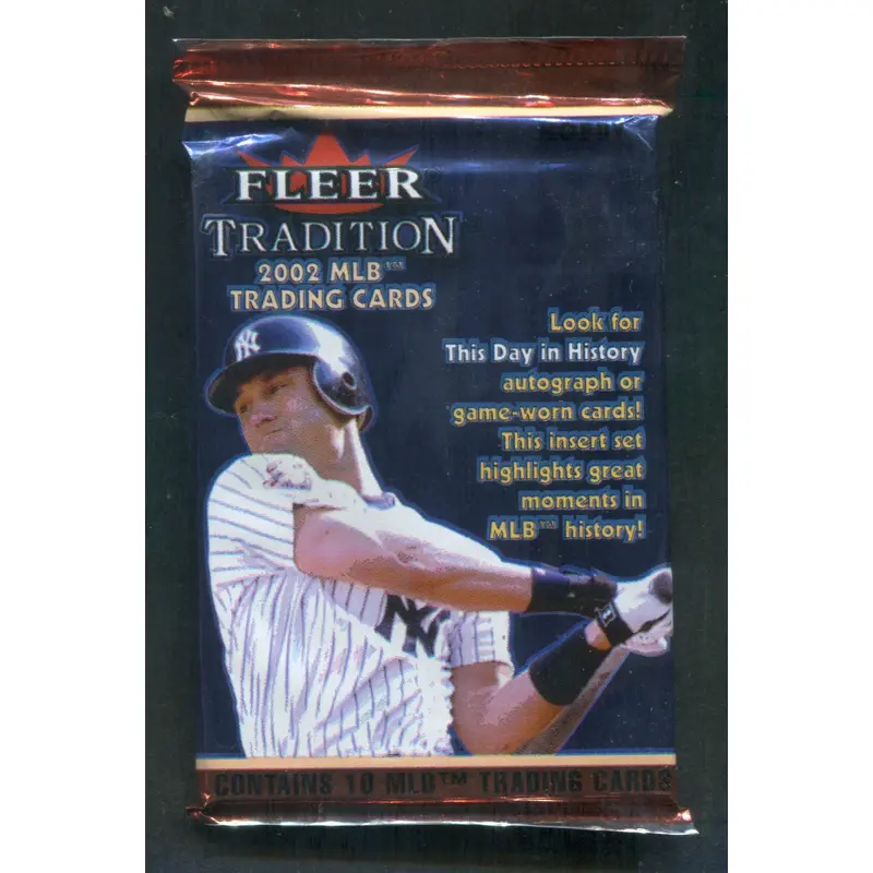 2002 Fleer Tradition Baseball Unopened Pack (Hobby) (10)