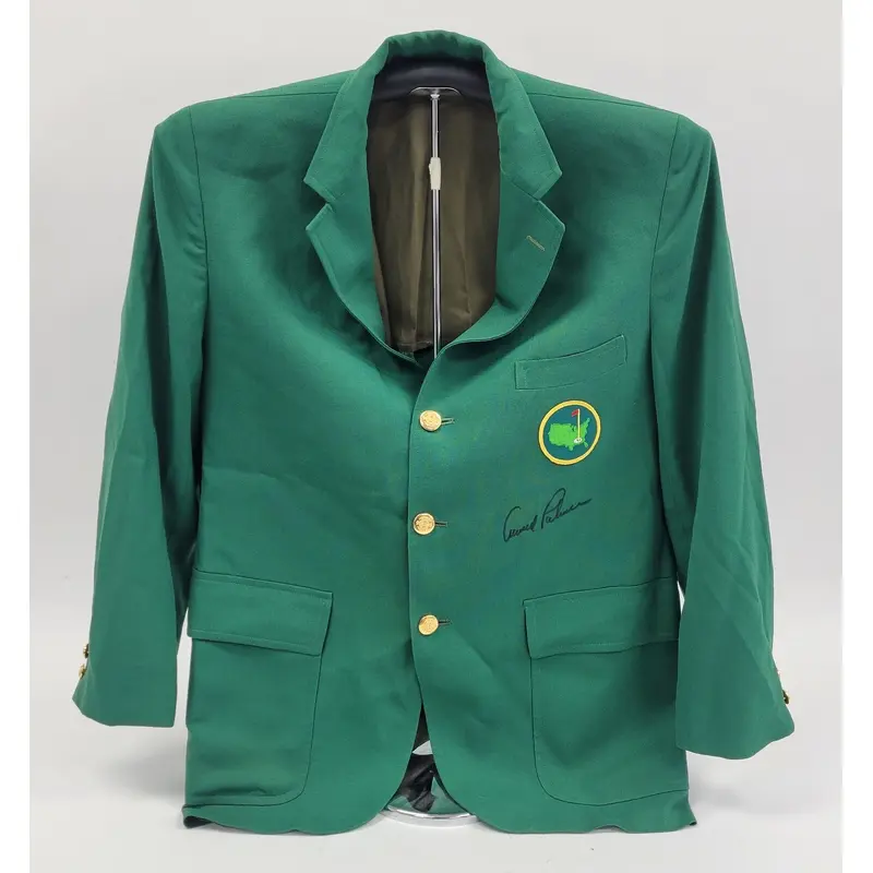 Arnold Palmer Signed Green Golf Jacket The Masters PGA PSA DNA JSA Beckett COA