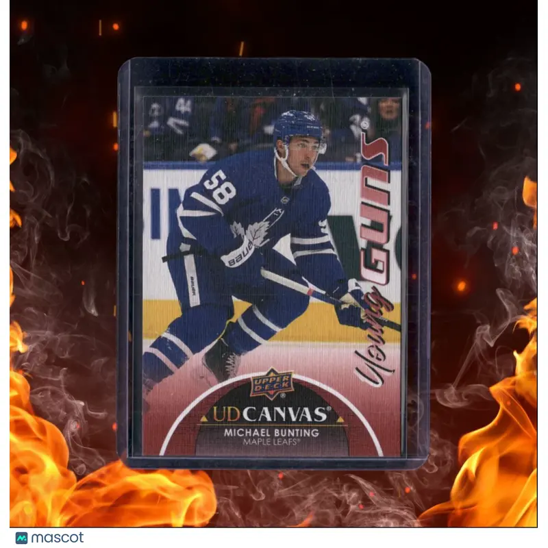 2021-22 Upper Deck Michael Bunting Canvas Young Guns Rookie #C388
