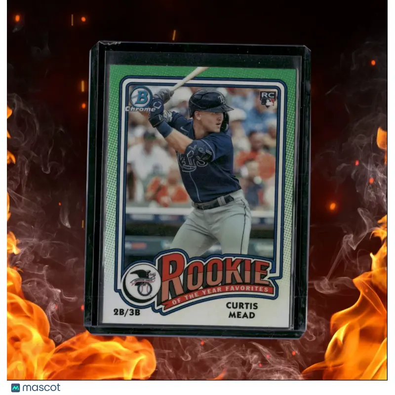 2024 Bowman Chrome Curtis Mead Of the Year Green Rookie #ROY-10
