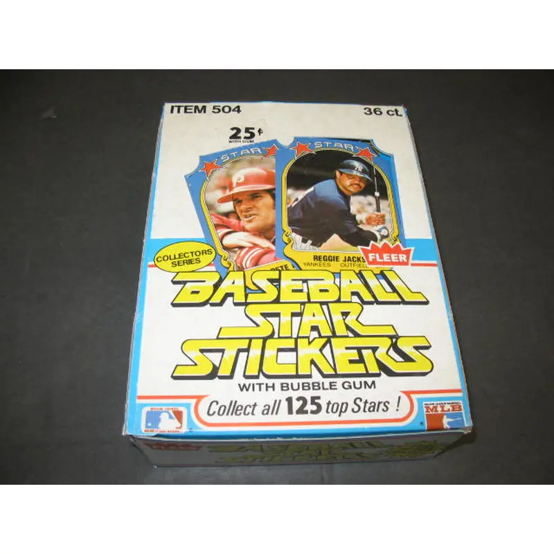 1981 Fleer Baseball Star Stickers Unopened Wax Box (Authenticate)