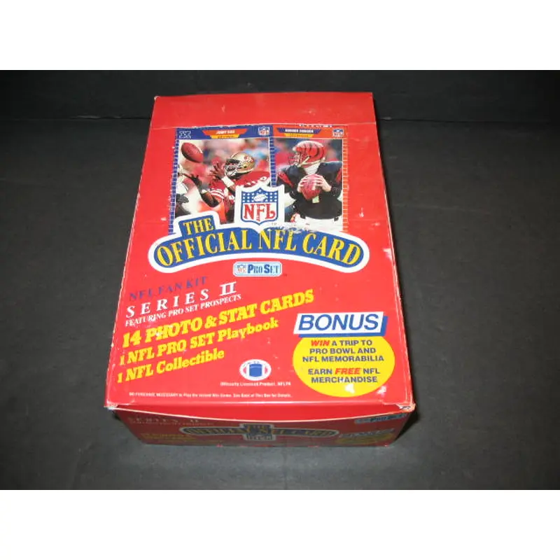 1989 Pro Set Football Series 2 Box