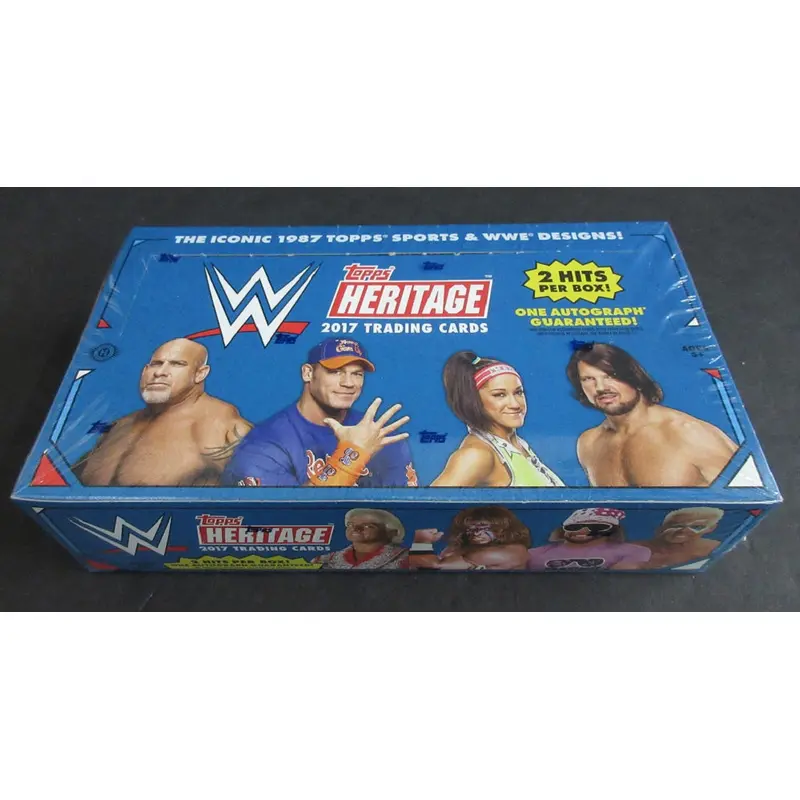 2017 Topps Heritage WWE Wrestling Box (Hobby)
