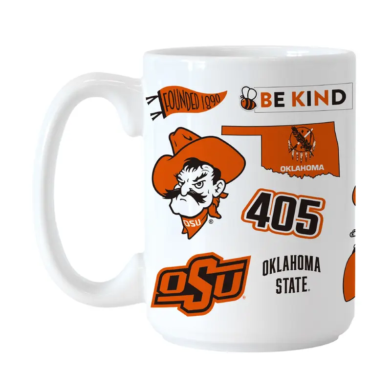 OK State 15oz Native Sublimated Mug