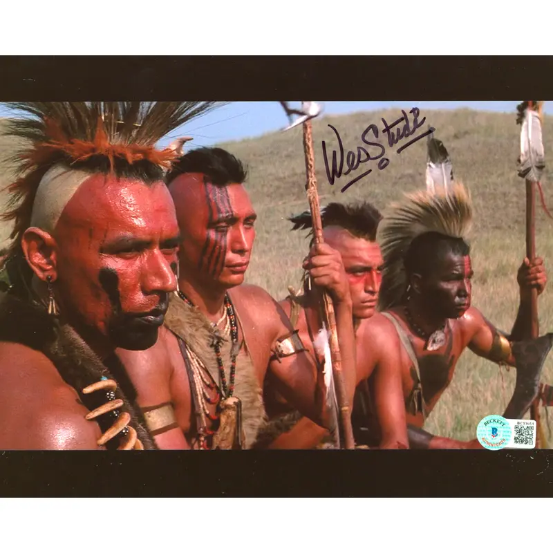 Wes Studi Dances with Wolves Authentic Signed 8x10 Photo BAS #BC13651