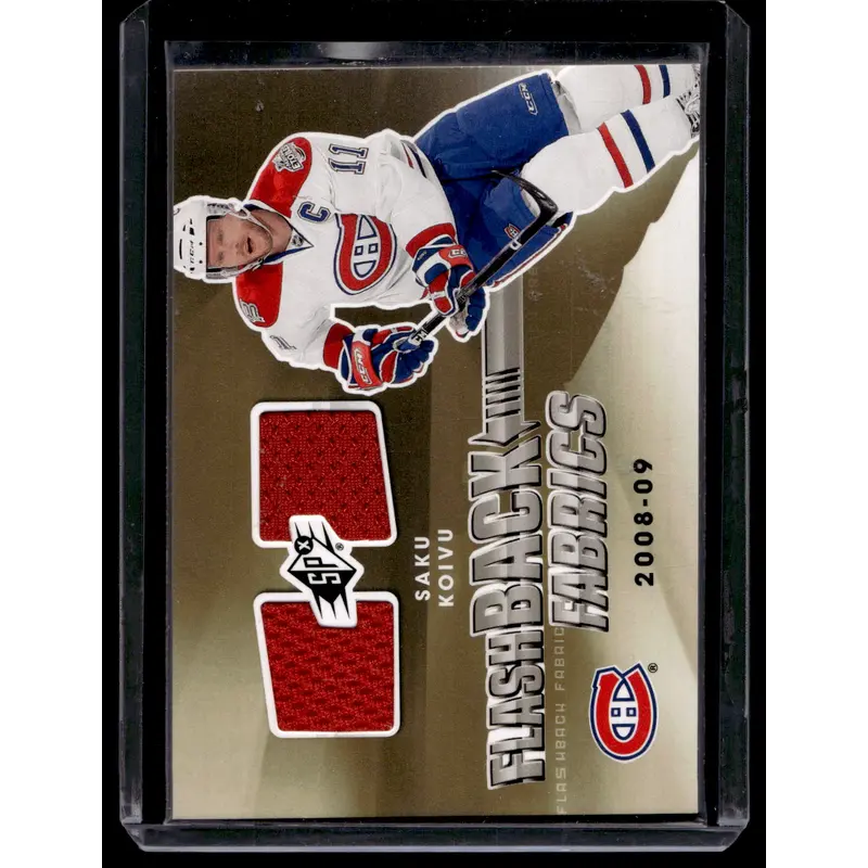 2011-12 Upper Deck SPx - Flashback Fabrics - Saku Koivu #233