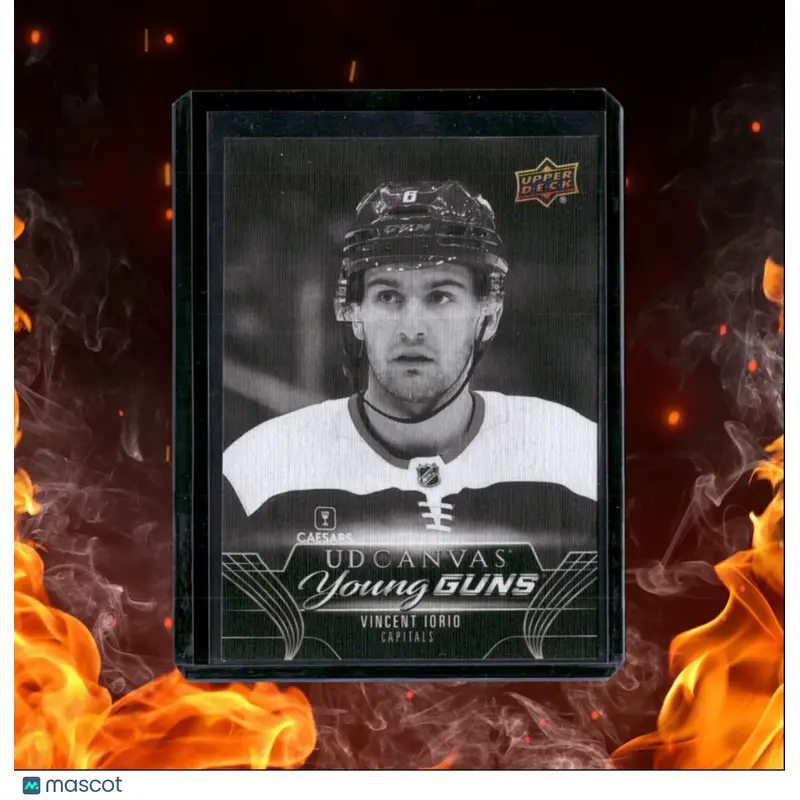 2023-24 Upper Deck Vincent Iorio Canvas Young Guns Black & White Rookie #C110