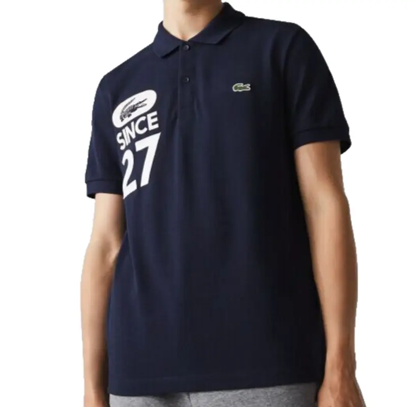LACOSTE MENS BLUE LACOSTE POLO PH7653 166
