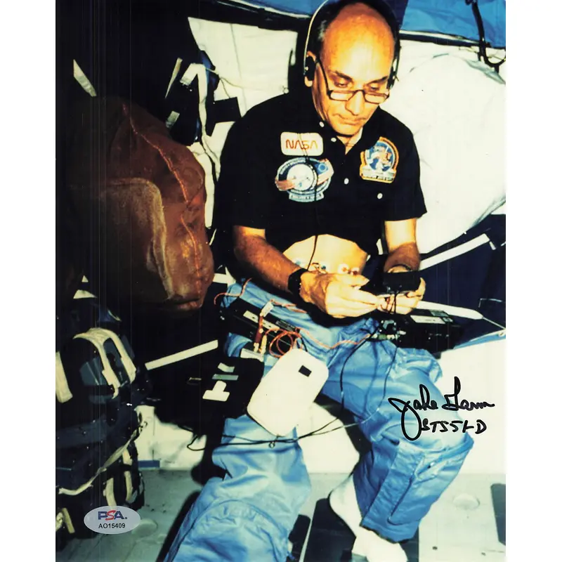 JAKE GARN signed 8x10 photo PSA/DNA Autographed
