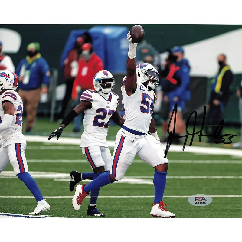 Jerry Hughes signed 8x10 photo PSA/DNA Autographed Bills