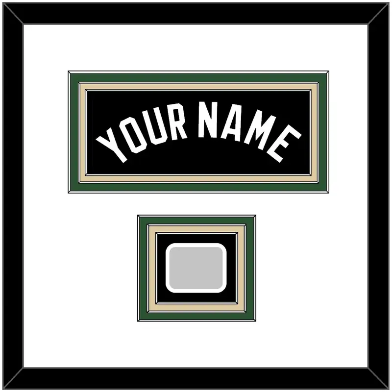 Milwaukee Name & Champions Patch - Black Statement - Triple Mat 1