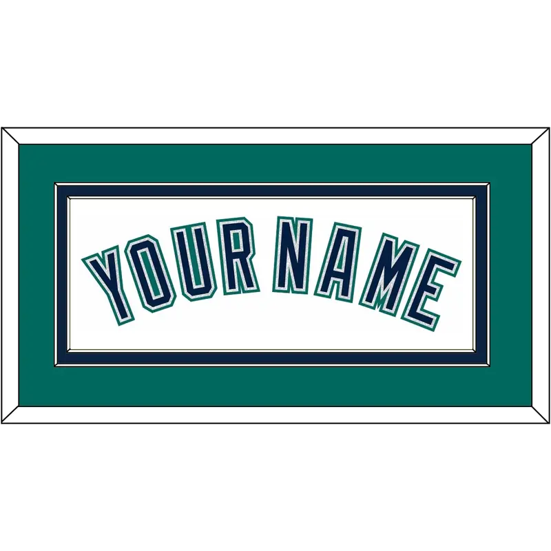 Seattle Name - Home White - Double Mat 4