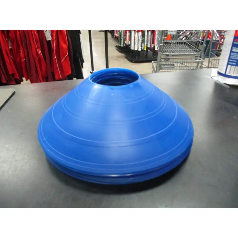Used Blue Marker Disc Cones - Set of 10