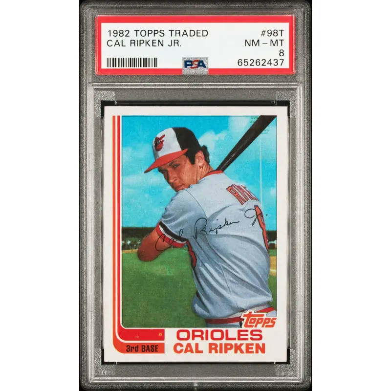 Cal Ripken Jr. 1982 Topps Traded Rookie #98T PSA 8 Nm-Mint 2437