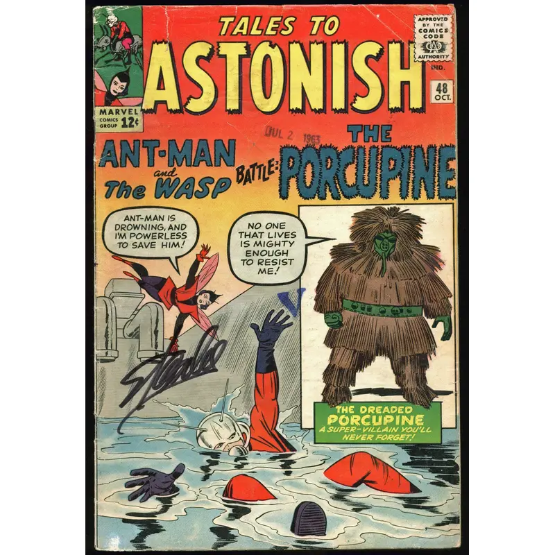Stan Lee Authentic Signed Tales To Astonish #48 Comic Book PSA/DNA #Z05342