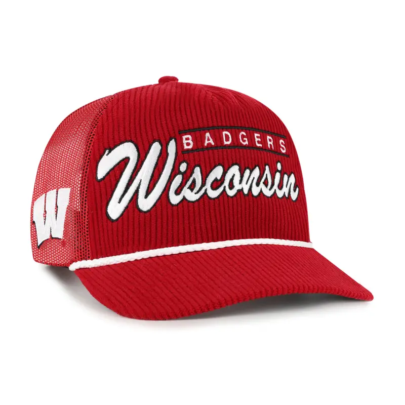 WISCONSIN BADGERS DOUBLE HEADER MESH '47 HITCH RF RELAXED FIT