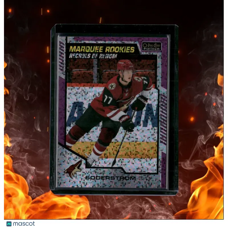 2020-21 O-Pee-Chee Platinum Victor Soderstrom Marquee Violet Pixels Rookie