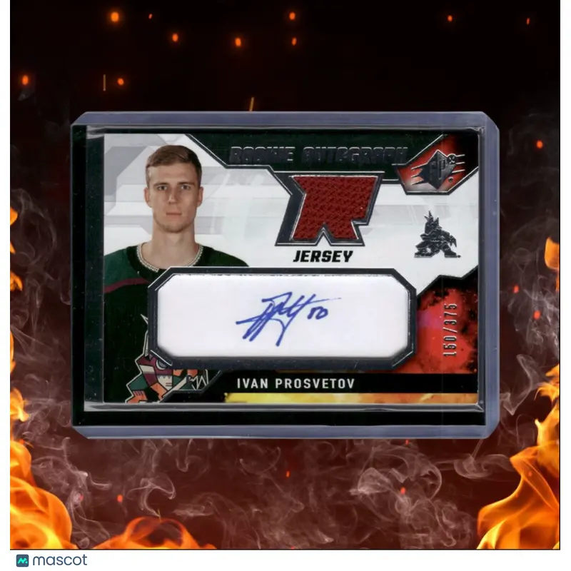 2021-22 Upper Deck SPx Ivan Prosvetov Rookie Auto 150/375 #IP