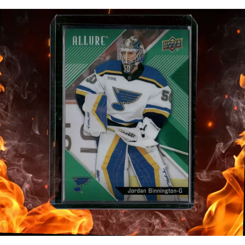 2024-25 Upper Deck Allure Jordan Binnington Green Rainbow 88/99 #41