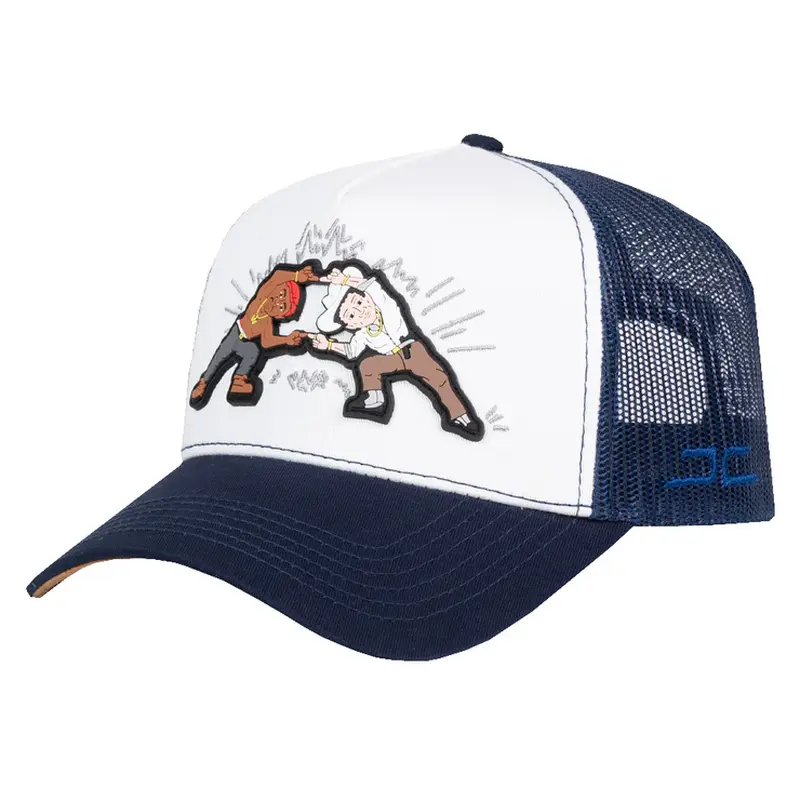 JC HATS NAVY SNAPBACK TUMBADO LIFE 1835 WHTNVY