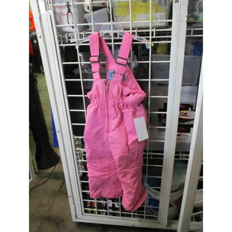 New WFS Pulse Preschool Fashion Pink Snow Bib Youth Size Small (4/5)
