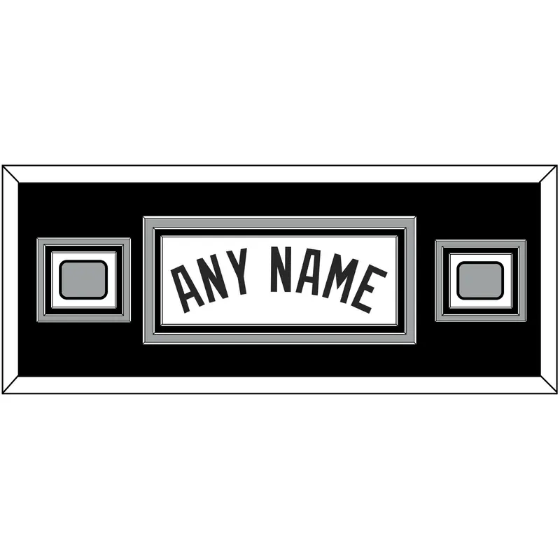San Antonio Name With 2 Champions Trophy Patches - Home White (1989-2002) - Triple Mat 4