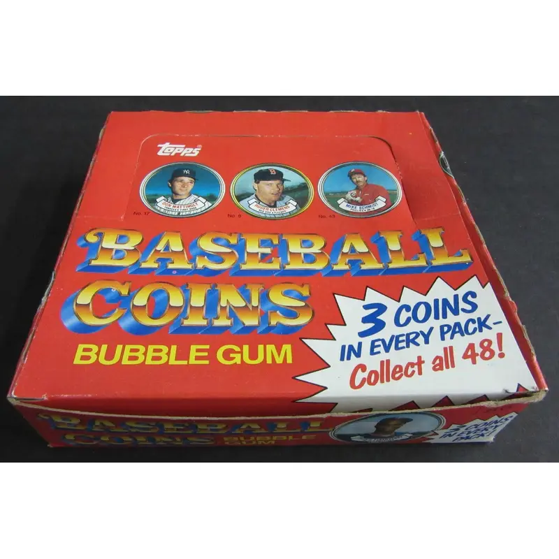 1987 Topps Baseball Coins Unopened Box