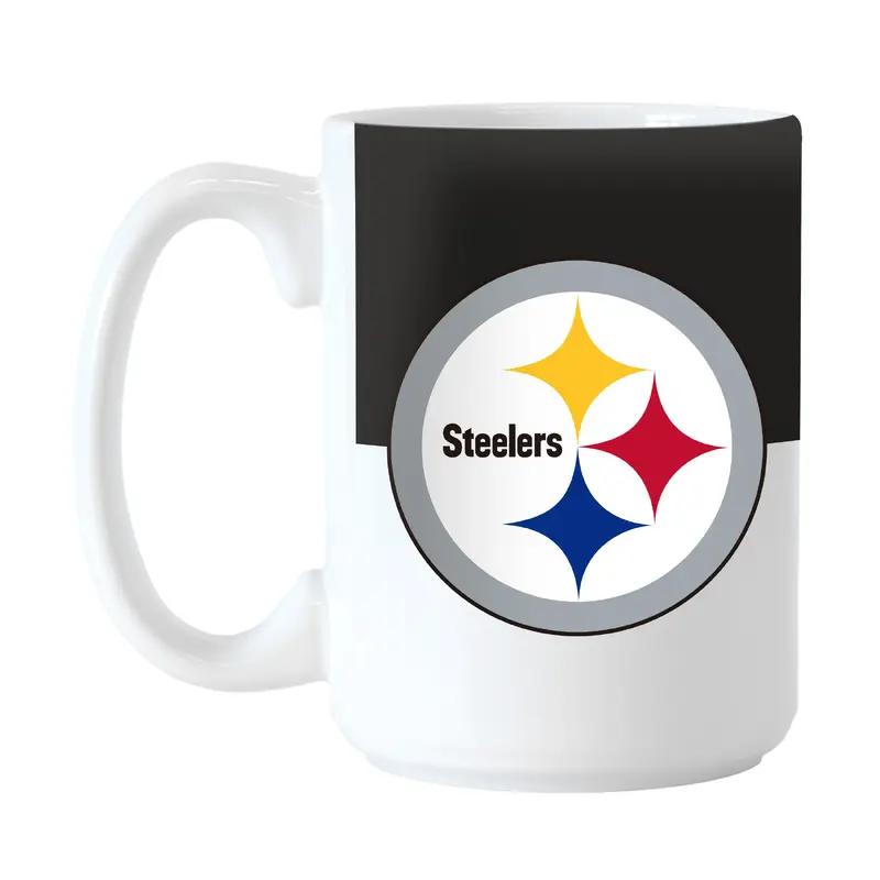 Pittsburgh Steelers 15oz Colorblock Sublimated Mug