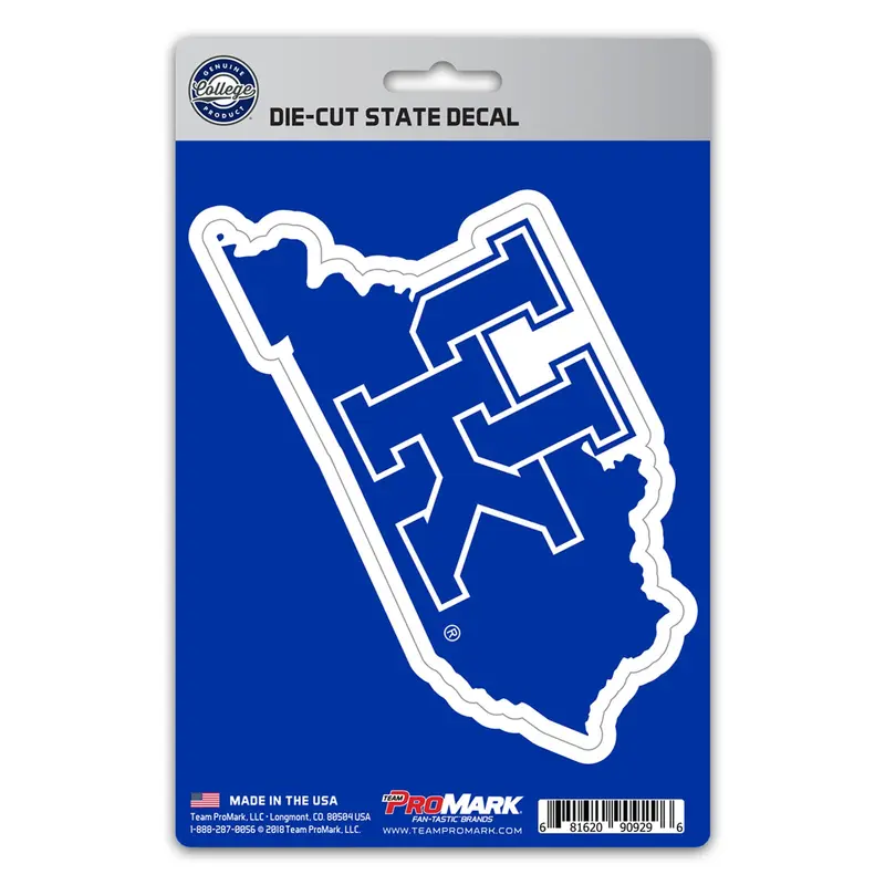University of Kentucky State Shape Decal