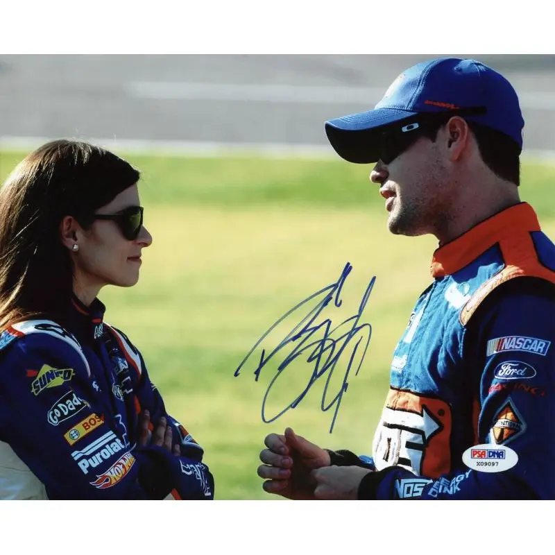 Ricky Stenhouse Jr. Nascar Signed Authentic 8X10 Photo W/ Danica PSA/DNA #X09097