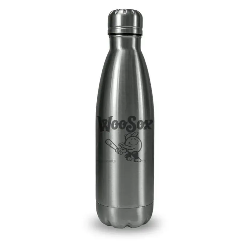 Worcester Red Sox Silver 17oz Primary Bottle